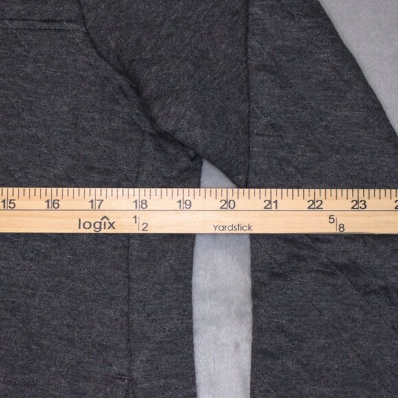 Mizzou Quilted Snap-Collar Long Sleeve Pullover Women's Size Medium - Picture 7 of 8